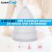 LunaCup Menstrual Cup - Soft Silicone Reusable Tampon Replacement (2 Pack) | Eco-Friendly & Comfortable | International Shipping Available - Buy Online on GoSupps.com