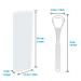 Stainless Steel Tongue Scraper - 2 Pack Oral Care Cleaner for Fresh Breath - Surgical Grade Metal for Adults & Kids - Includes Travel Cases - Buy Online on GoSupps.com