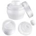 2 Pieces Body Powder Container After-Bath Baby Powder Case Fluffy Puff Kit Baby Body Care Powder Box Cosmetic Bath Powder Container Puff with a Large Handle Powder Puff Box for Home Travel