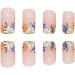 FEIlei 24Pcs Press on Nails Short Design Fake Nails Wearable Fake Nails Set for Women 4# - Buy Online on GoSupps.com