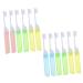 Minkissy 12th trip toothbrush portable toothbrush folding tools Auspin tool tooth hygiene cleaning brush practical toothbrush creative toothbrushes manual braces travel nylon