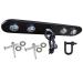 AQF boxing bag ceiling hook for shackle 10 "steel ceiling holder punching bag wall bracket ceiling hook heavy load sandbags suspension for martial arts MMA kickboxing fitness black unit size