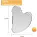 Bounabay Gua Sha Stainless Steel Heart Shape Massage Tool | Slimmer Face & Contouring | 8.5cm x 5.5cm | International Shipping - Buy Online on GoSupps.com