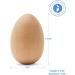 Pack of 24 Small Unfinished Wood Easter Craft Eggs - 1-1/8 inch for Decorating and Ornaments | by Woodpeckers - Buy Online on GoSupps.com