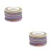 Lmoikesz 2 Set Multicolored Nail Art Striping Tape - Wide Application, Easy to Use - Fashionable Paper Gifts - Random Color 2MM - 2 Set - Buy Online on GoSupps.com