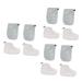 minkissy 6 Pairs Gloves Paraffin Wax Mitts Paraffin Wax Booties Disposable Foot Covers Cozies Hand and Foot Liners Wax Bath Foot Cover Wax Bath Mitts Paraffin Treatments Feet Accessories