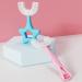Safe Silicone Head U-Shaped Toothbrush for Kids - Whole Mouth Cleaning Child-Friendly & Washable - Shop Internationally - Buy Online on GoSupps.com