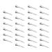 CSIRNTO hair clips silver 30 pieces metal hair clips clips hair hair clips to tinker silver metal hair clips barrette hair metal clip hair cliff with holes