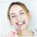 Soft Three-Headed Toothbrush for Kids & Adults - Purple Manual Toothbrush for Gentle Cleaning & Tongue Coating - Buy Online on GoSupps.com