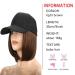 Iluu Light Brown Short Straight Bob Wig with Hat | 9 Short Art Hair Extensions & Adjustable Black Baseball Cap for Women Bobo 23cm - Buy Online on GoSupps.com