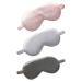 3pcs Blindfold Sleep Eye Patch Night Eye Mask Sleeping Eye Mask Sleeping Satin Sleeping Eye Shade Sleeping Eye Cover Women Sleep Sleeping Eyeshade Silk Sleep Stickers 3D Breathable