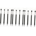 Hemoton 12 Pcs Eye Make-up Brush Kit Makeup Brush Lip Scruber Eye Shadow Brush Theive Cosmetics Makeup Tool - Buy Online on GoSupps.com