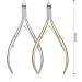 SJLS Stainless Steel Cuticle Nipper Professional Remover Scissors Finger Care Manicure Nail Clipper Dead Skin Tools Gold and Sliver (Color : Gold) - Buy Online on GoSupps.com