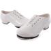 HROYL Kids Unisex Tap Shoes - White TLdance5 1 Little Kid - 3.5cm - Buy Online on GoSupps.com