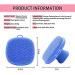 RIYAN Cleansing Brush Silicone Face Wash Brush Manual Waterproof Cleansing Skin Care Face Brushes for Exfoliating-2 - Buy Online on GoSupps.com