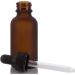 30ml Oil Bottle Empty Glass Dropper Bottle Refillable Amber Essential Oil Container Jar with Glass Pipette Dropper - Buy Online on GoSupps.com