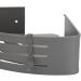 Verdant Touch Triangle Wall Shelves Large Capacity Aluminum Corner Wall Shelves Punch-Free Grey - Buy Online on GoSupps.com