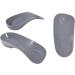 3/4 Original High Arch Orthotics Insoles for Plantar Fasciitis & Flat Feet - Firm Support Comfort Metatarsal Pads - Relief for Heel Spur Pain - Men 9-11/Women 10-12 - Gray - Buy Online on GoSupps.com
