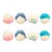 Angoily 8pcs Color Matching Bath Ball Mesh Pouf Mens Glives Shower Bath Sponges Cleaning Scrubber Bath Poufs Bath Balls Shower Balls Poufs Puff Bars Bath Scrubber Bath Wipe Soft