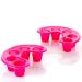 NYK1 Soak Off Finger Bowls for Gel and Acrylic Nails | 200 Cotton Pads | Nail Wipes for Gel Polish Removal - Buy Online on GoSupps.com