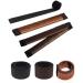 3-Piece Hair Bun Maker,Easy Fast Snap Roll Hair Nets Magic Buns Tool,Women's French Twist Hair Styling Shaper,Kids Donut Curler Roller Dish Headbands(Brown)