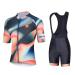 Ugly Frog Top Women Bicycle Trikot Set Fast -drying bike jersey short -sleeved + wheel pants with 20d seat cushion racing bike outdoor MTB bike clothing color 44 s