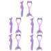 POPETPOP 10 Pcs Mascara Drawing Aids Silicone Make up Tools Applicator Miss Eye Shadow Arc