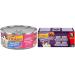 Friskies Shredded Wet Cat Food Chicken & Salmon Dinner - 156 g Can (24 Pack) & Purina Turkey Experience Wet Cat Food Super Pack 32 x 156g Cans Brown (44338) PET_FOOD + PET_FOOD FRISKIES Trky Spec Pk CP