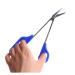 PSGS 21cm Long Reach Easy Grip Toe Nail Toenail Scissor Trimmer for Disabled Cutter Clipper Manicure Pedicure Trim Tool