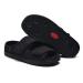 Outdoor Elderly Men Lightweight Rubber Sole Warm Non-Slip Diabetic Slippers for Men Indoor Casual Breathable Comfy Diabetic Shoes Adjustable Arch Support Easy On/Off Cushioning Mens Diabetic Shoes Pla 11 Black
