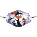 ZLUU 5PCS Halloween Adults Protective Face Mask Personalized Patterns Face Cover Safe Skin Friendly Face Sheild Washable Reusable Adult Halloween Cartoon Digital Printing Outdoor Dust-Proof Protective Mask - Buy Online on GoSupps.com