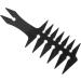Wide Tooth Hair Comb Double Sided Oil Styling Comb for Men Portable ABS Material (Black) - Buy Online on GoSupps.com