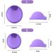 Fenyw Menstrual Disk - Reusable Soft Silicone Menstrual Disc & Tampon Alternative (Purple S+L) - Buy Online on GoSupps.com