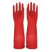 GIFZES Cleaning Gloves Full Hand Protection Gloves Waterproof Non-slip Dishwashing Gloves Heat-insulated Kitchen Cleaning Tool Red S