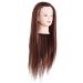 Shop Window Doll Head for Hair Styling Training - Brown Cosmetology Practice Tool for Hairdressers - Buy Online on GoSupps.com