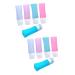 minkissy 2 Sets Travel Bottle Travel Lotion Container Push down Silicone Containers Silicone Refillable Bottle Body Wash Travel Size Travel Containers Liquid Squeeze Bottle Head: Plastic