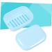 Amosfun 2pcs Box Soap Case Shower Soap Holder Soap Storage Case Soap Dish with Lid Sponge Soap Bathroom Soap Dish Soap Container Soap Dish for Shower Travel Soap Box Rectangle - Buy Online on GoSupps.com