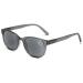Lanomi rectangle reading glasses with sun protection gray Tested reading aid feather hilbanery plastic outdoor visual aid sunglasses with prescription for women men transparent gray 2.0 x