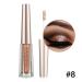 GL-TURELIFES Glitter Lide Starine Mermaid Eyeshadow - Long-Lasting Waterproof Sparkling Makeup in Earth Color #8 - Perfect for International Shipping - Buy Online on GoSupps.com