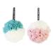 Balacoo 2pcs Mesh Sponge Shower Ball Mesh Pouf Women Bath Ball Large