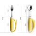 2 Pcs Adaptive Eating Utensils 360 Flexible Rotating Eating Tablewares Anti-Shake Cutlery Fork and Spoon Set Adaptive Eating Aid for Elderly Parkinsons Tremors Arthritis Disabled - Buy Online on GoSupps.com