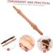 Gua Sha Massage Stick | Manual Leg Roll Muscle Roller | Wooden Acupuncture Tool for Body & Neck | Multi-Function Fitness Roller - Buy Online on GoSupps.com