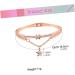 Clispeed Rose Gold & Silver Bicycle Arm Loop Bracelet Set for Women - Stylish Star Hand Decorations - 19.5cm x 1.2cm - Perfect Gift - Buy Online on GoSupps.com