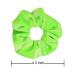 GUVASS Neon Green Velvet Scrunchies 12 Pack - Soft Elastic Hair Bands - Buy Online on GoSupps.com