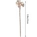 Vintage Hair Sticks Ginkgo Leaf Shaped Chinese Hair Chopstick Retro Hair Fork Traditional Chignon Pin for Kimono Kanzashi Hanfu Hair Accessories Brown - Buy Online on GoSupps.com