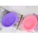 Makeup Brush Cleaning Mat Foldable Brush Cleaner Bowl Silicone Brush Cleaner Pad for Sponge Pink Cleaning pads - Buy Online on GoSupps.com