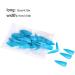 dijiusidy 1 Set Press on Nails Almond Fingernails Stick Solid Color Full Cover Art Decals Salon Supplies DIY Decorations No.9 blue - Buy Online on GoSupps.com