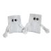 SHAPERME Funny Magnetic Suction 3D Doll Couple Socks Couple Design One Size White