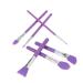 WOFASHPURET Facial Mud Applicator Brush Cosmetic Tools 15.5x3cm Purple
