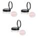 DOITOOL 3 Pi ces contenant de poudre de voyage poudre pour le visage vide poudri re contenant de poudre de maquillage portable r cipient Boite d'emballage 7*3.8cmx3pcs noirx3pcs